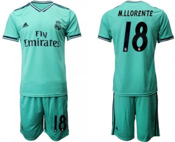 Real Madrid #18 M.Llorente Third Soccer Club Jersey