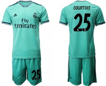 Real Madrid #25 Courtois Third Soccer Club Jersey