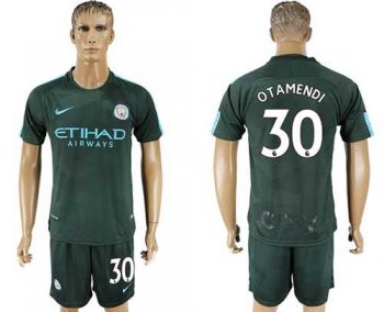 Manchester City #30 Otamendi Sec Away Soccer Club Jersey