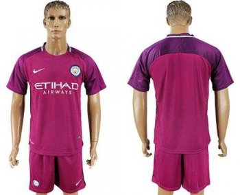 Manchester City Blank Away Soccer Club Jersey