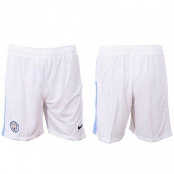 Manchester City Blank Home Soccer Shorts