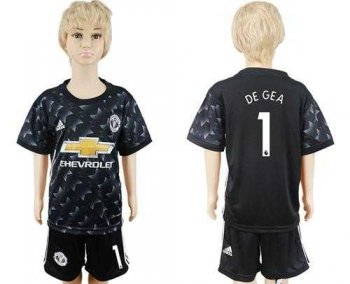 Manchester United #1 De Gea Away Kid Soccer Club Jersey