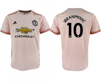 Manchester United #10 Ibrahimovic Away Soccer Club Jersey