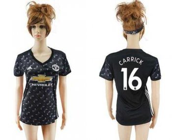 Manchester United #16 Carrick Away Soccer Club Jersey