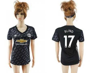 Manchester United #17 Blind Away Soccer Club Jersey