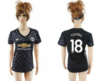 Manchester United #18 Young Away Soccer Club Jersey