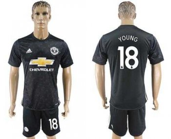 Manchester United #18 Young Away Soccer Club Jersey