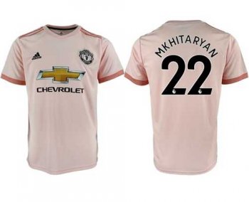 Manchester United #22 Mkhitaryan Away Soccer Club Jersey