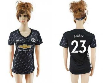 Manchester United #23 Shaw Away Soccer Club Jersey