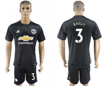 Manchester United #3 Bailly Away Soccer Club Jersey