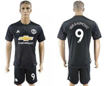 Manchester United #9 Ibrahimovic Away Soccer Club Jersey