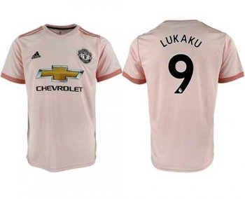 Manchester United #9 Lukaku Away Soccer Club Jersey