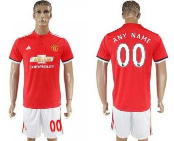 Manchester United Personalized Home Soccer Club Jersey