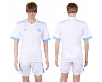 Marseille Blank Home Soccer Club Jersey