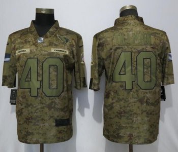 Men Arizona Cardinals 40 Tillman Nike Camo Salute to Service Limited NFL Jerseys