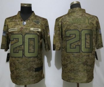 Men Jacksonville Jaguars 20 Ramsey Nike Camo Salute to Service Limited NFL Jerseys