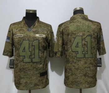 Men's New Orleans Saints 41 Kamara Nike Camo Salute to Service Limited NFL Jerseys