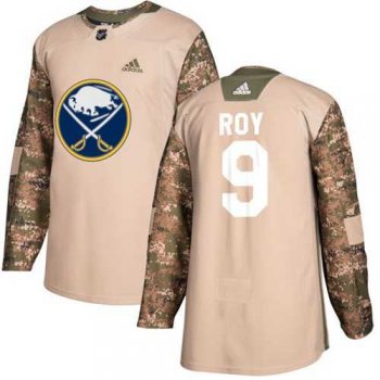 Men's Adidas Buffalo Sabres #9 Derek Roy Camo Authentic 2017 Veterans Day Stitched NHL Jersey