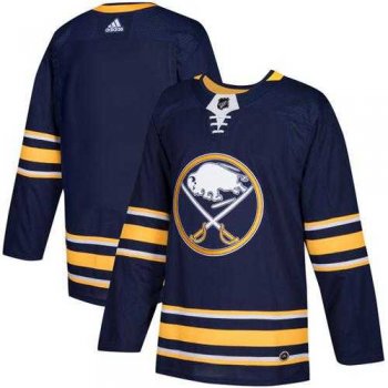 Men's Adidas Buffalo Sabres Blank Navy Blue Home Authentic Stitched NHL Jersey