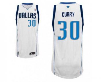 Men's Adidas Dallas Mavericks #30 Seth Curry Swingman White Home NBA Jersey