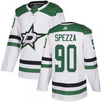 Men's Adidas Dallas Stars #90 Jason Spezza White Road Authentic Stitched NHL Jersey