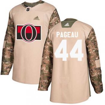 Men's Adidas Ottawa Senators #44 Jean-Gabriel Pageau Camo Authentic 2017 Veterans Day Stitched NHL Jersey