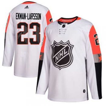 Men's Adidas Phoenix Coyotes #23 Oliver Ekman-Larsson White 2018 All-Star Pacific Division Authentic Stitched NHL