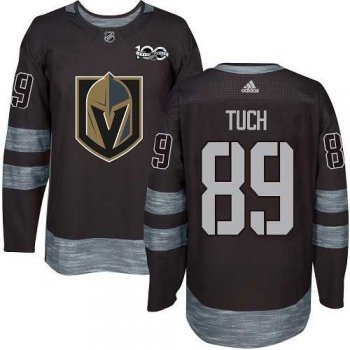 Men's Adidas Vegas Golden Knights #89 Alex Tuch Black 1917-2017 100th Anniversary Stitched NHL Jersey