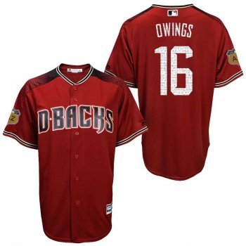 Men's Arizona Diamondbacks #16 Chris Owings 2017 Spring Training Cool Base Stitched MLB Jersey