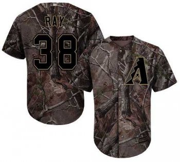 Men's Arizona Diamondbacks #38 Robbie Ray Camo Realtree Collection Cool Base Stitched MLB