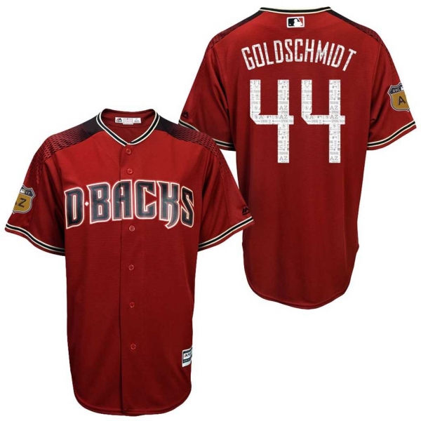 Men's Arizona Diamondbacks #44 Paul Goldschmidt 2017 Spring Training Cool Base Stitched MLB Jersey