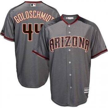 Men's Arizona Diamondbacks #44 Paul Goldschmidt Majestic Gray 2017 Cool Base Jersey