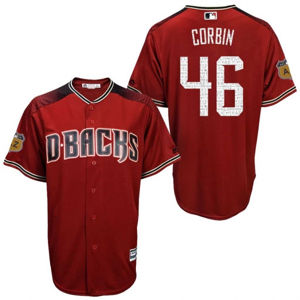 Men's Arizona Diamondbacks #46 Patrick Corbin 2017 Spring Training Cool Base Stitched MLB Jersey