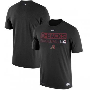 Men's Arizona Diamondbacks Nike Black Authentic Collection Legend Team Issue Performance T-Shirt