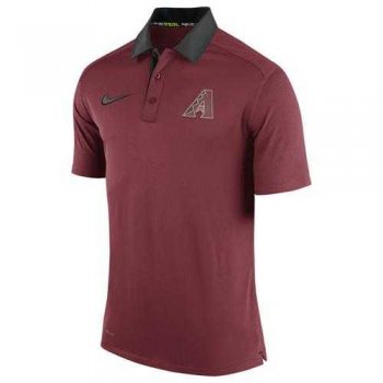 Men's Arizona Diamondbacks Nike Red Authentic Collection Dri-FIT Elite Polo