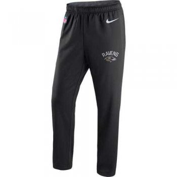 Men's Baltimore Ravens Nike Black Circuit Sideline Performance Pants