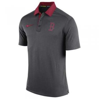 Men's Boston Red Sox Nike Anthracite Authentic Collection Dri-FIT Elite Polo