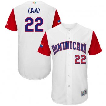 Men's Canada Baseball #22 Robinson Cano 2017 World Baseball Classic Authentic Jersey