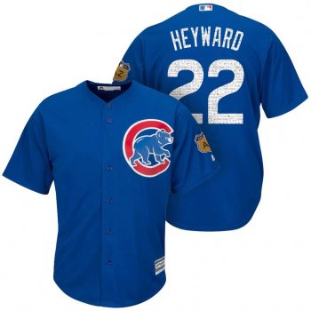 Men's Chicago Cubs #22 Jason Heyward 2017 Spring Training Cool Base Stitched MLB Jersey