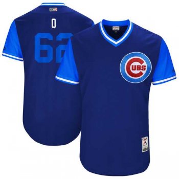 Men's Chicago Cubs #62 Jose Quintana Q Majestic Royal 2017 Little League World Series Players Weekend Jersey