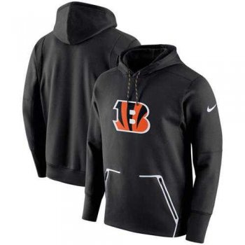 Men's Cincinnati Bengals Nike Black Champ Drive Vapor Speed Performance Pullover Hoodie