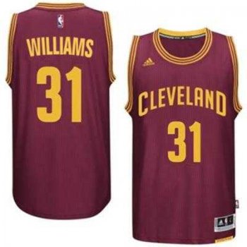 Men's Cleveland Cavaliers #31 Deron Williams adidas Burgundy Player Swingman Road Jersey