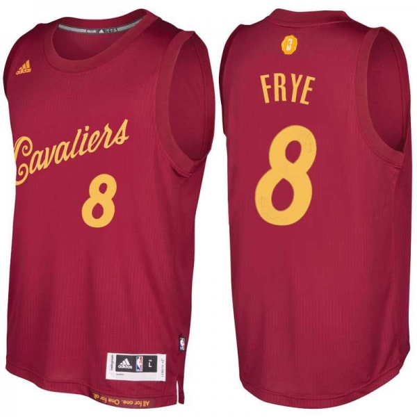 Men's Cleveland Cavaliers #8 Channing Frye 2016 Christmas Day Burgundy NBA Swingman Jersey