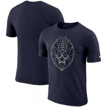 Men's Dallas Cowboys Nike Navy Fan Gear Icon Performance T-Shirt