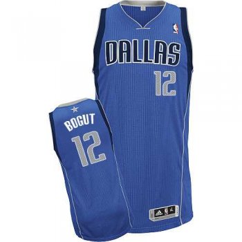 Men's Dallas Mavericks #12 Andrew Bogut NBA Royal Blue Road Jersey