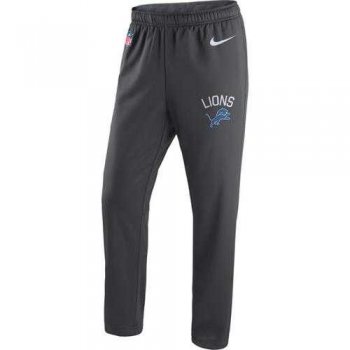 Men's Detroit Lions Nike Anthracite Circuit Sideline Performance Pants