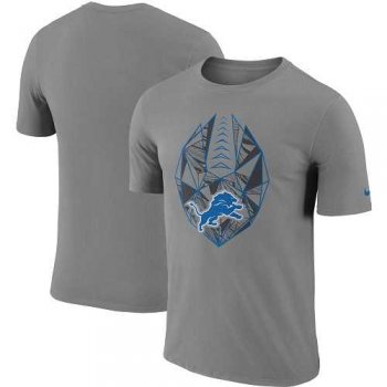 Men's Detroit Lions Nike Gray Fan Gear Icon Performance T-Shirt