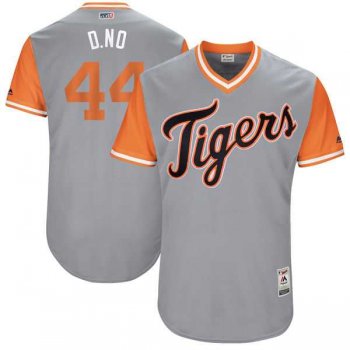 Men's Detroit Tigers #44 Daniel Norris D. No Majestic Gray 2017 Little League World Series Players Weekend Jersey