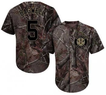 Men's Houston Astros #5 Jeff Bagwell Camo Realtree Collection Cool Base Stitched MLB