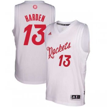 Men's Houston Rockets #13 James Harden White 2016 Christmas Day NBA Swingman Jersey